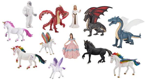 Fantasidyr Og Figurer (12 Stk.) – Mojo
