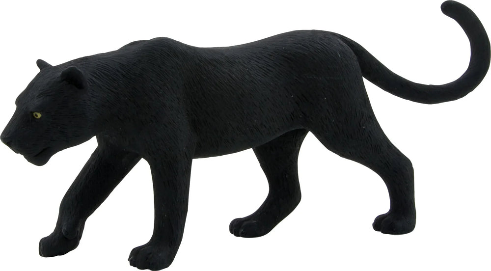 Sort panter legetøjsfigur 3+ års, kunststof 14x3x5,5 cm – Mojo