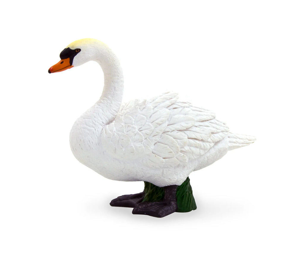 Knop Svane legetøj 10x4x6,5 cm i kunststof – barnetoy, fri for ftalater, anbefalet fra 3 år – Mojo