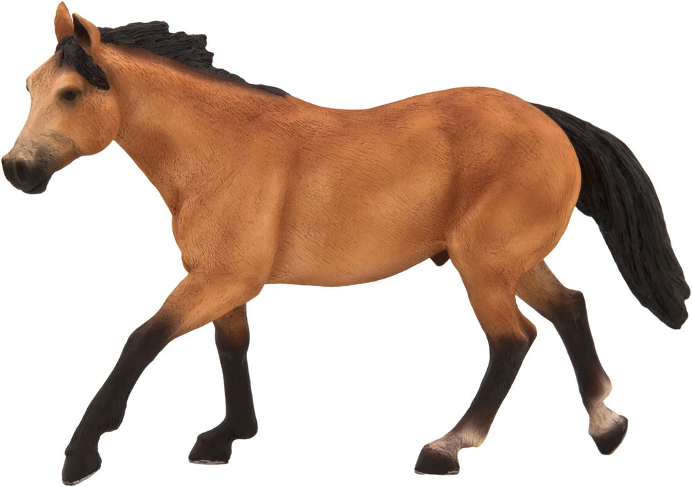 Buckskin ridehest legetøj 16,5 cm til 3+ år, phthalatfri kunststof – Mojo