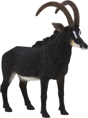 Stor antilope legetøjsfigur 11x3x10,5 cm – plastik, 3+ år, sikkerhedsstandarder overholdt | Mojo