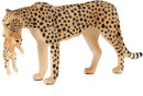 Gepard med unge legetøjsfigur 14 cm – Mojo