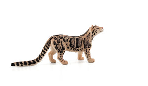 Lille Clouded Leopard legetøjsfigur 11,5 cm – realistisk plastikdyr til børn 3+ år, sikkerhedstestet, Mojo