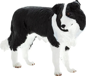 Border Collie hund legetøj til børn 3+ – sikker plastik, EN71/ASTM kompatibel. Mojo