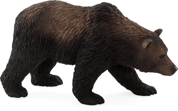 Grizzly bjørn legetøjsfigur 11,5 cm – robust plastik, CE-godkendt, fra 3 år | Mojo