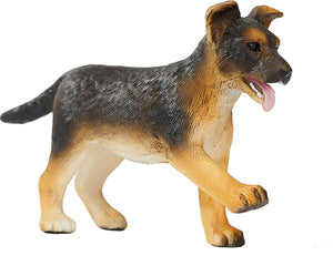 Schæfer hundehvalp legetøj 8 cm, phthalatfri kunststof til børn 3+ – Mojo