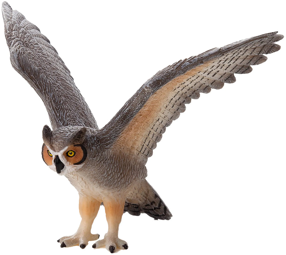 Stor Hornugle legetøj 6,5x11x6 cm i kunststof, fra 3 år – Mojo