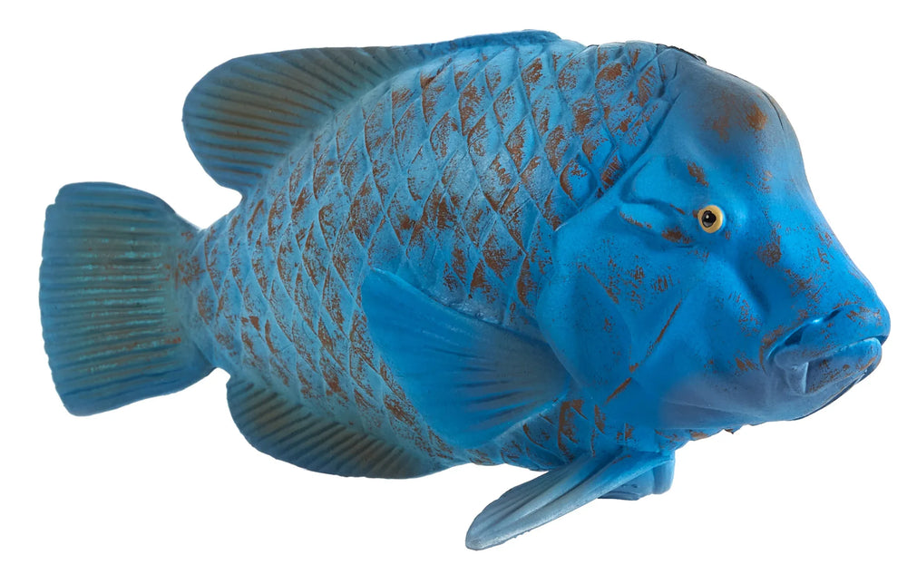 Blue Groper figurin i kunststof 13x4x7 cm, 3+ år – Mojo