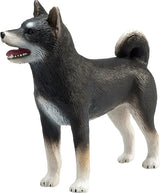 Shiba Inu hund figur, sort, 6,5x2,5x7 cm – kunststof, fra 3 år – Mojo