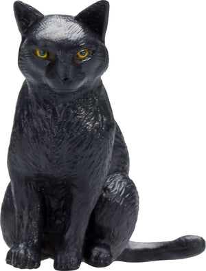 Kat figur siddende sort 4,5 cm legetøj (fri for ftalater) – Mojo