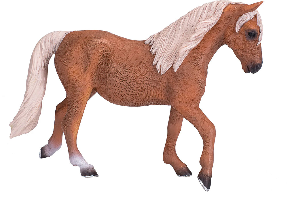 Palomino Morgan hingst legetøjsfigur 14 cm, phthalatfri kunststof – Mojo