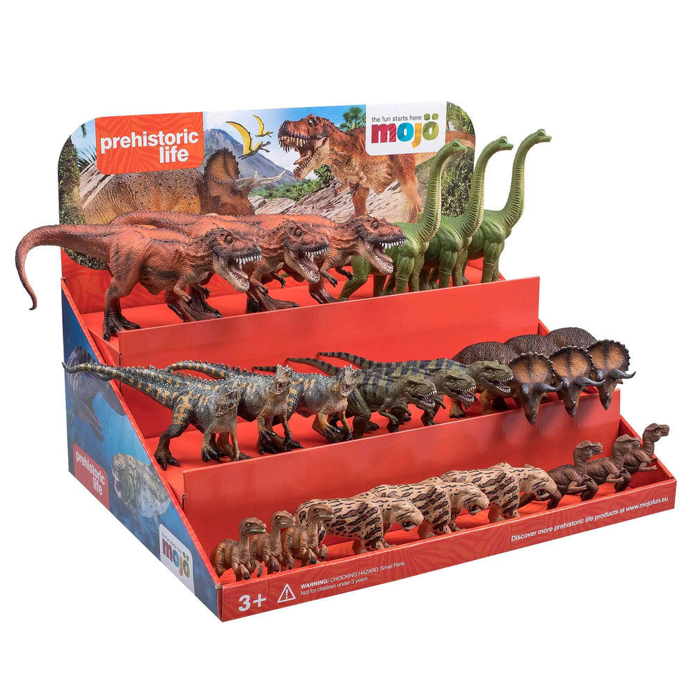 Karton Display – Forhistoriske dyr – Mojo