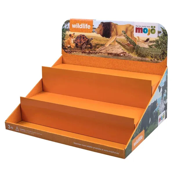 Karton Display – Vilde dyr – Mojo