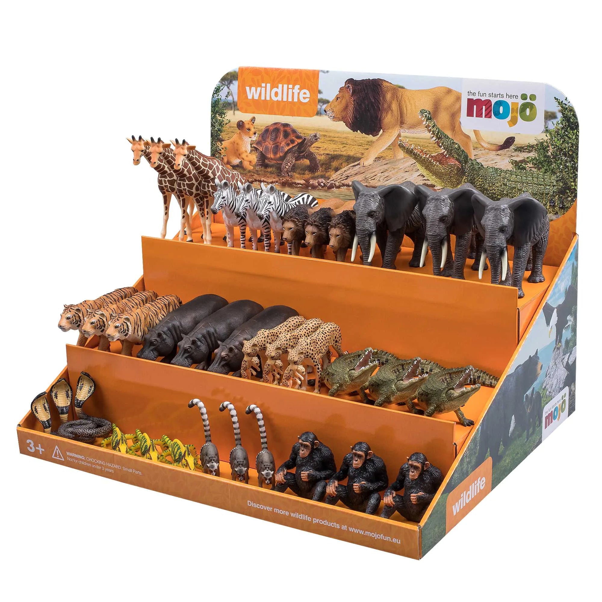 Mojo Karton Display, Vilde dyr