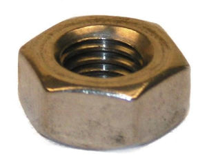 DIN 934 møtrik metrisk rustfri A2 - 100stk