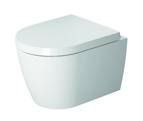Væghængt compact vægtoilet uden skylle-rand inkl. SoftClose sæde - Duravit