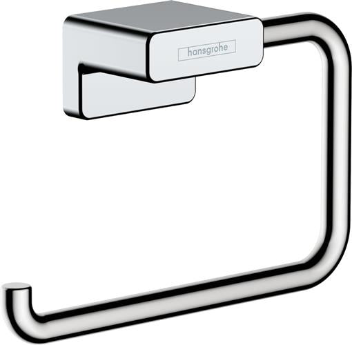 Toiletpapirholder vægmontering forkromet metal skjult montage - hansgrohe