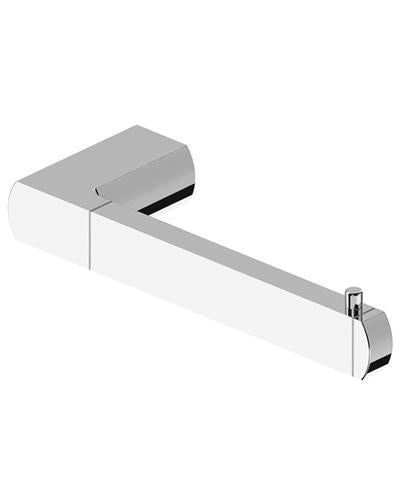 Toiletpapirholder i messing, krom - vægmontering, skruer/lim, universal pasform, Gustavsberg