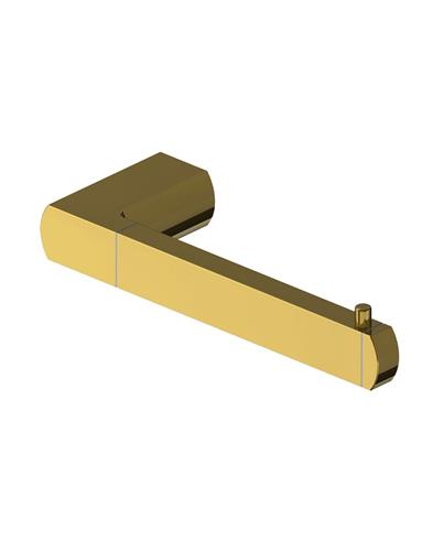 Toiletpapirholder i messing, børstet, vægmonteret (skrue/lim) - Gustavsberg