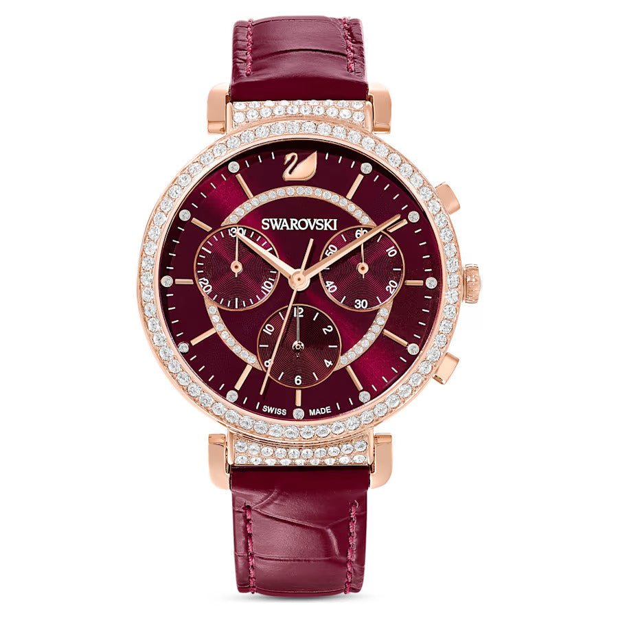 Swarovski ur Passage Chrono rød 5547642