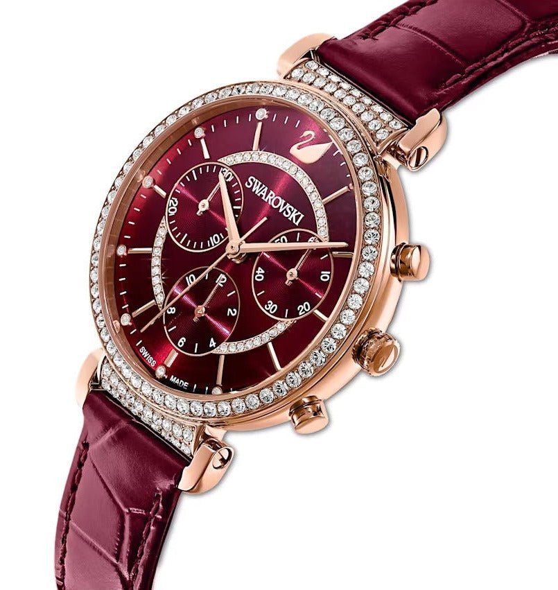 Swarovski ur Passage Chrono rød 5547642