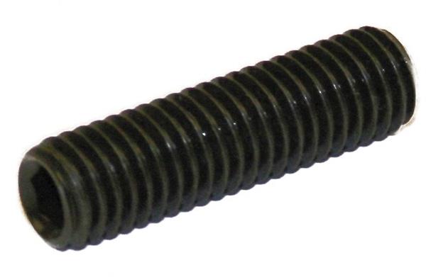 DIN 916 pinolskrue m/krater Sort 45H - 100stk