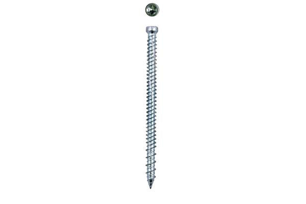 Befæstelsesskrue 7,5mm 62mm til vinduer/døre elgalvaniseret TX30 100 stk PRIMAX