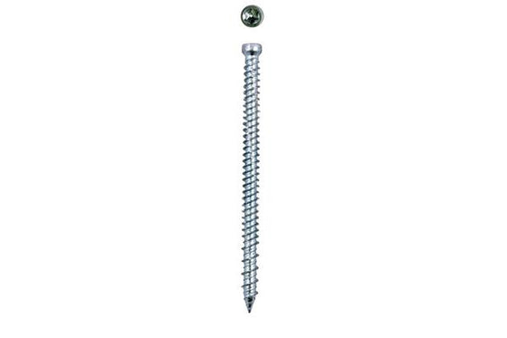 Befæstelsesskrue 7,5mm 62mm til vinduer/døre elgalvaniseret TX30 100 stk PRIMAX