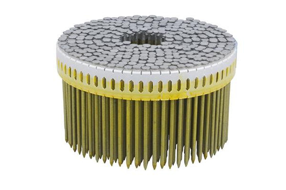 Ringsøm coil 2,5x65 mm til tromlesømpistol - varmgalvaniseret, kompatibel med Basso/Tjep/Paslode · PRIMAX
