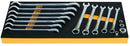 Ironside modul værktøjssortiment ringskraldenøgler 8-19mm, 403mm