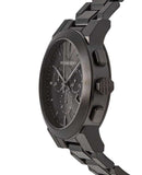 Burberry herreur Chronograph The City sort PVD-belægning Bu9354