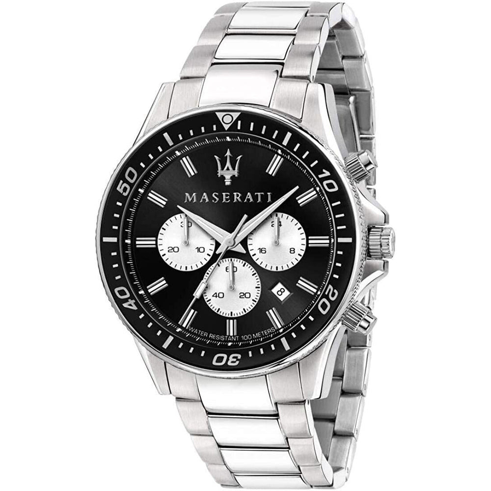 Maserati R8873640004 Sfida Chrono sølv herreur