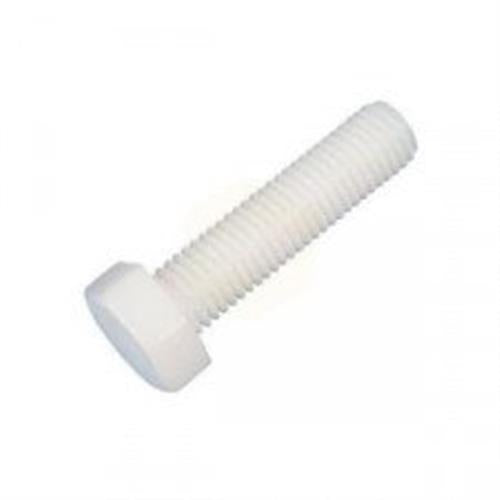 DIN 933 sætskrue nylon 6.6, 20mm - 200stk