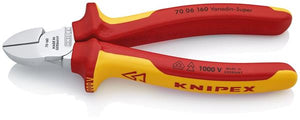 Knipex 7006 sidebidetang forkromet VDE 1000 Volt, 160mm