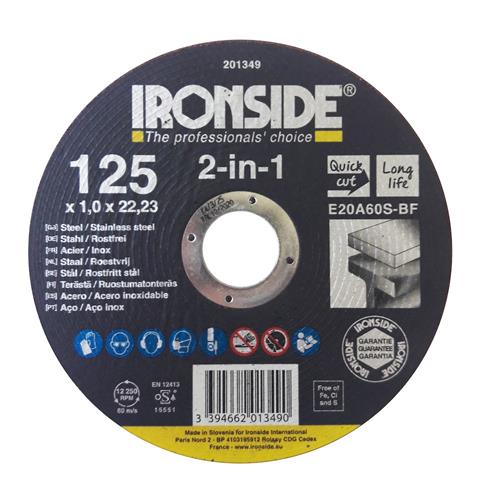 Ironside 2-in-1 skæreskive plan