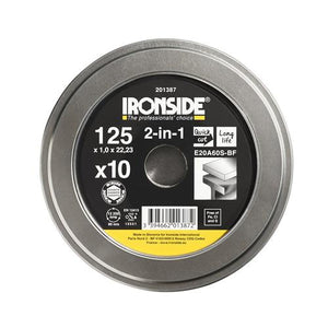 Ironside 2-in-1 skæreskive dåse á 10 stk plan