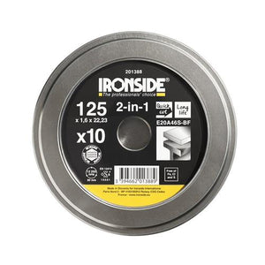 Ironside 2-in-1 skæreskive dåse á 10 stk plan