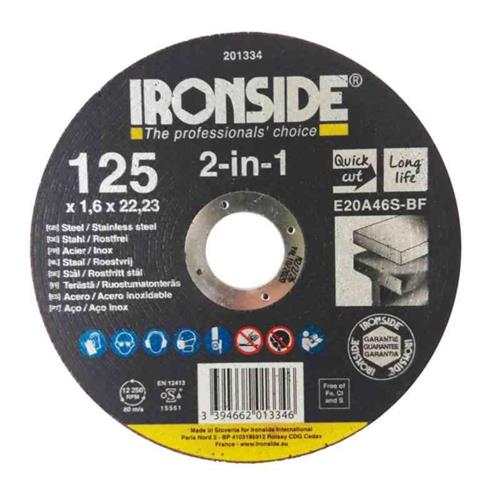 Ironside 2-in-1 skæreskive plan