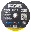 Ironside 2-in-1 skæreskive plan