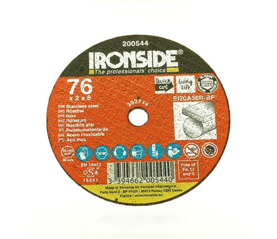 Ironside skæreskive plan - 100 stk