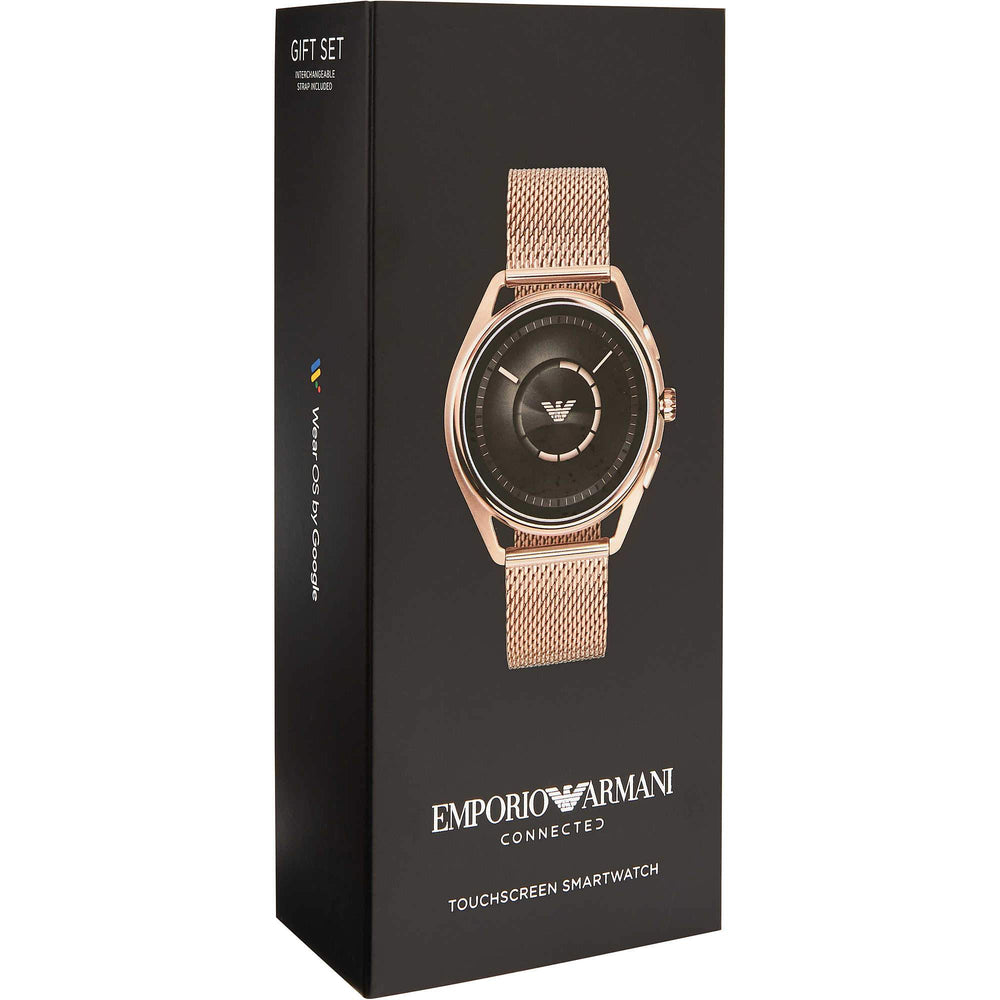 Emporio Armani Men S roseguld Connected Smartwatch ur ART9005