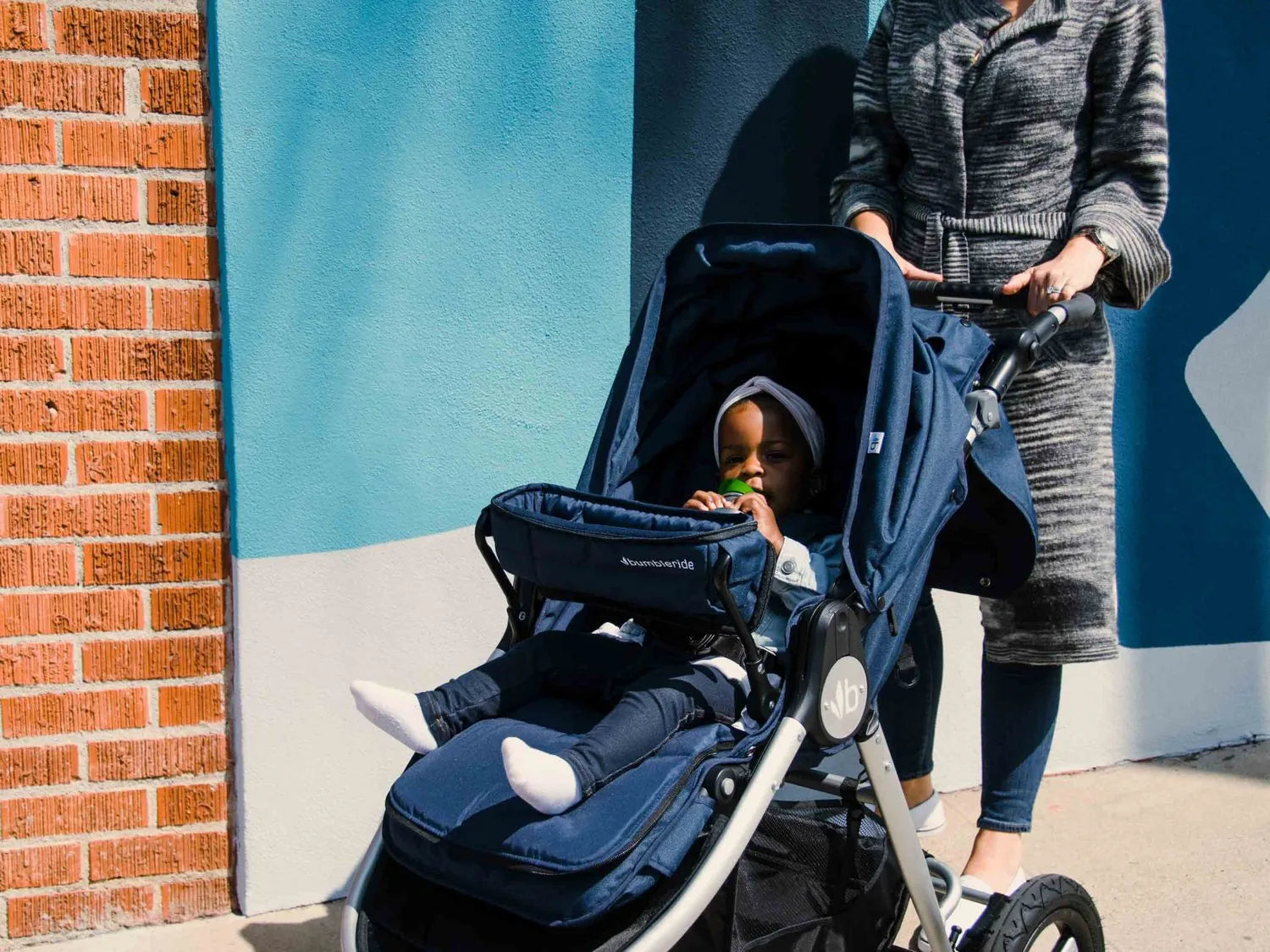 Bumbleride Snack Pack, Dawn Grey Mint
