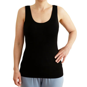 Dame Tank Top - Sort