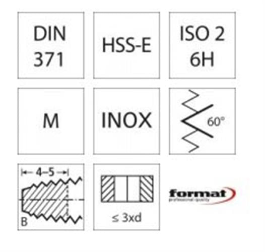 Format 1686 spånbrydertap