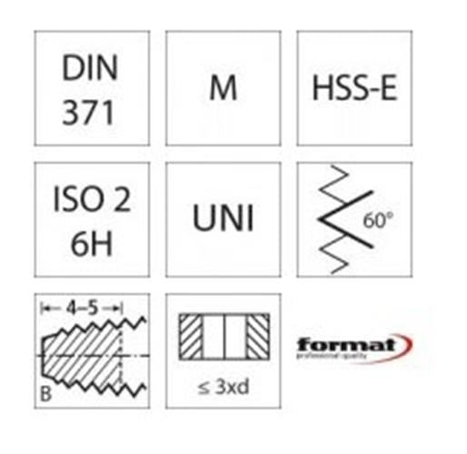 Format 1683 spånbrydertap