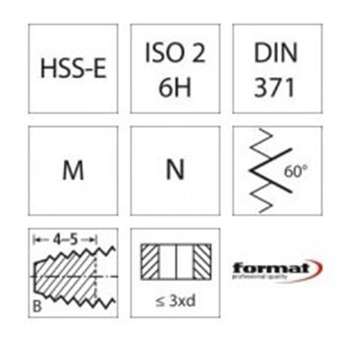 Format 1660 spånbrydertap tandem