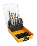 Ironside L115 101 spånbrydertapsæt med bor HSS blank/TiN tip