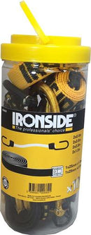 Ironside spændesæt 10 dele Gul/Sort