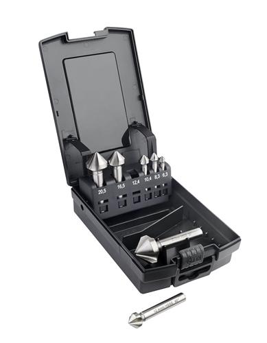 Ironside spidsforsænkersæt DIN 335C HSS-E blank
