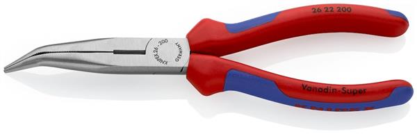 Knipex 2622 spidstang bøjede kæber, 200mm